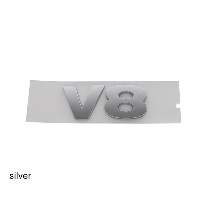 3D Premium V8 V 8 Letters for Discovery Evoque Vogue Car Engine Hood Fender Trunk Tail Rear Decal Emblem Badge Sticker