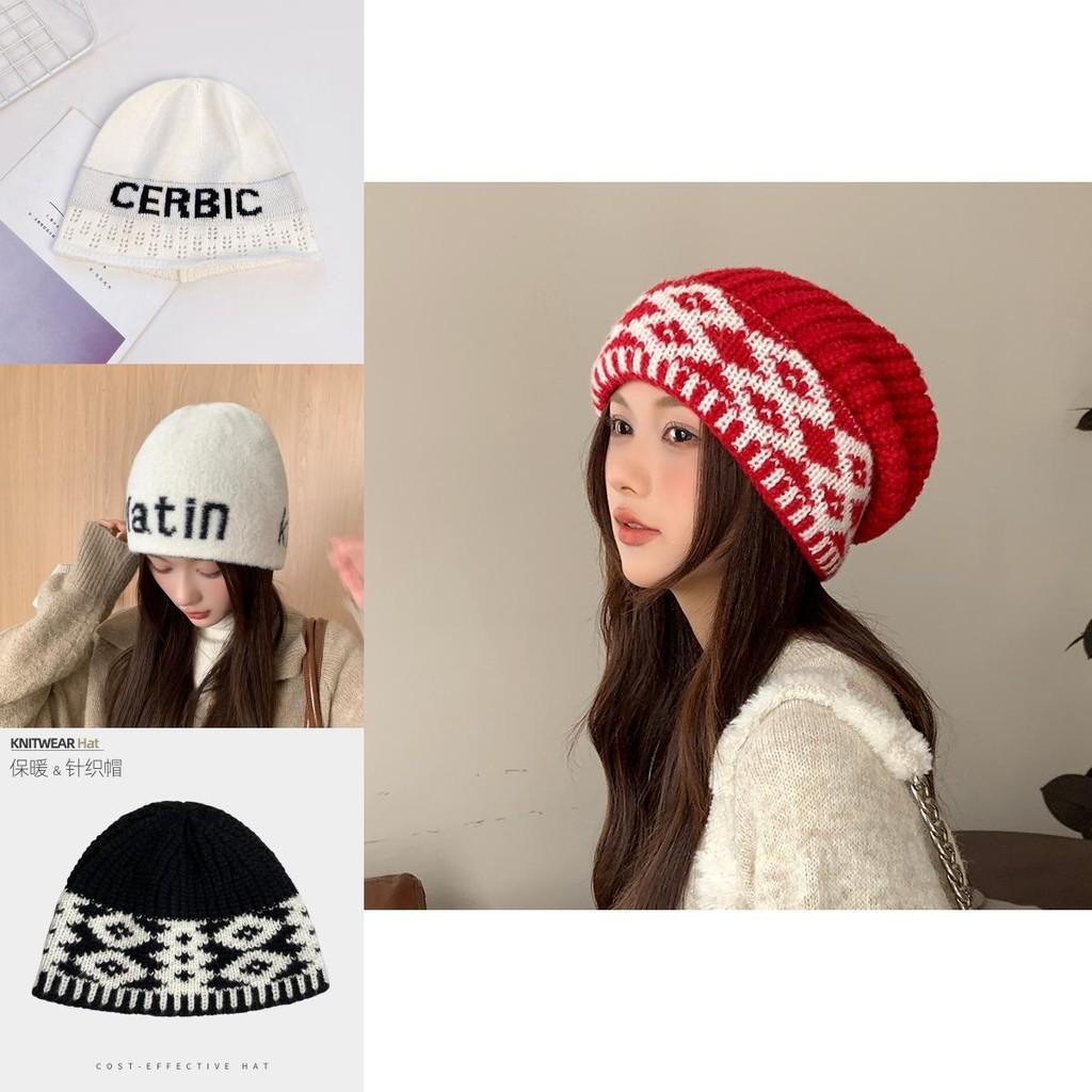 Style Knit Hat For Women With Warmth And Wide Brim For Autumn Winter Comfort