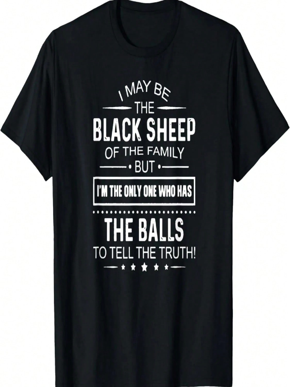I May Be The Black Sheep Of The Family T-Shirt S разноцветный