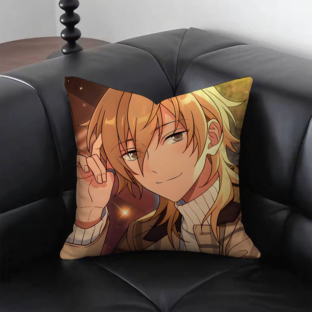 1pc Kaoru Hakaze Pillow Case Fashion Square Pillowcase Bedroom Sofa Room Ins Decoration Leisure