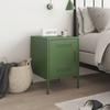 Nightstand Olive Green 36 X 39 X 50.5 Cm Steel