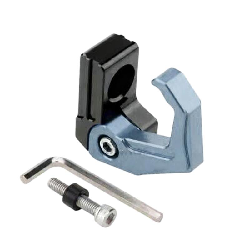 Universal Motorcycle Handlebar Mounting Bracket Motorbike Foldable Aluminum Hanger Hook For Scooter Storage Accessories