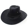 American California style jazz hat western cowboy hat men's and women's outdoor travel sand shading crack big edge knight hat