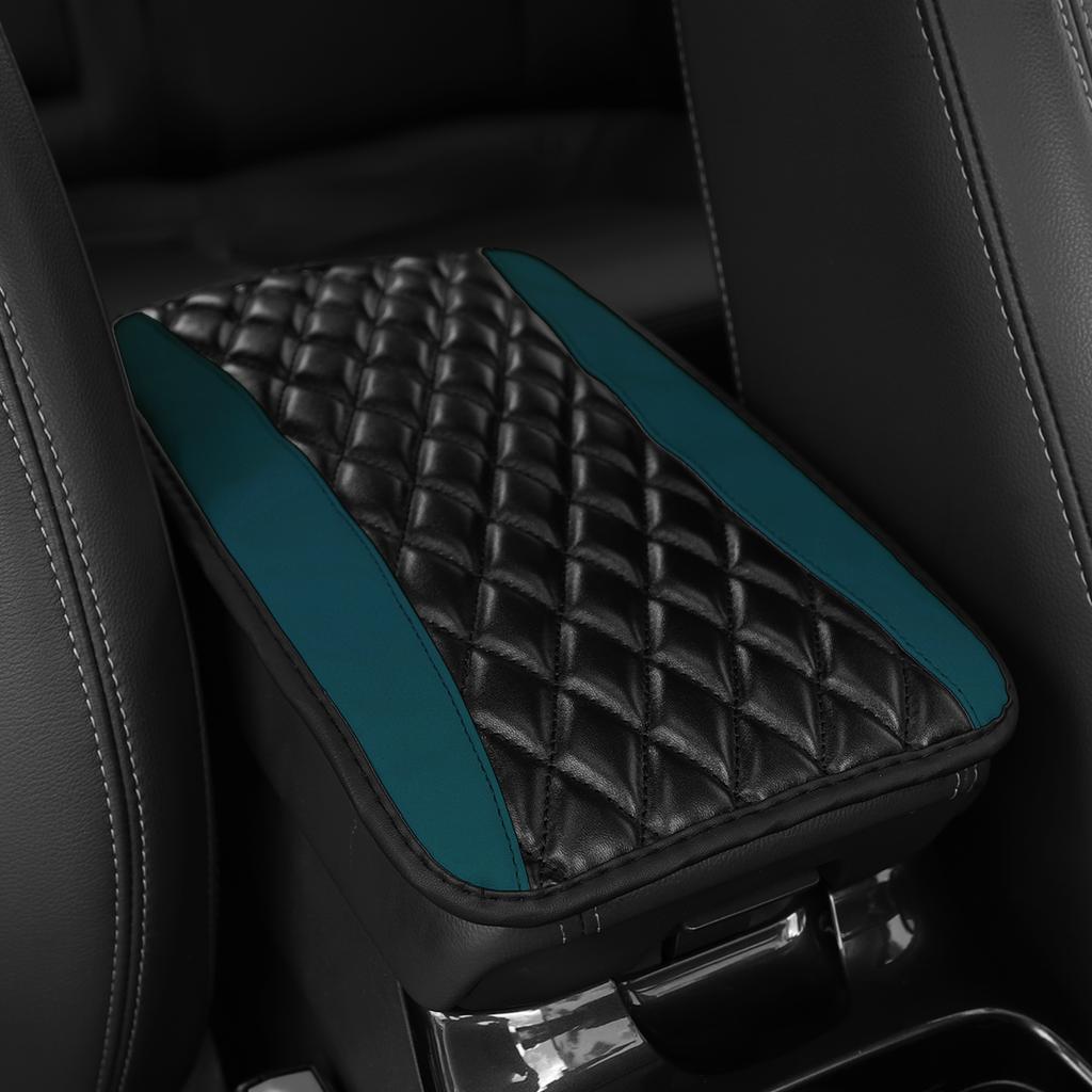 1 Artificial Sheepskin Embroidered Waterproof Anti-fouling Car Armrest Cushion Central Control Cushion Automotive Supplies