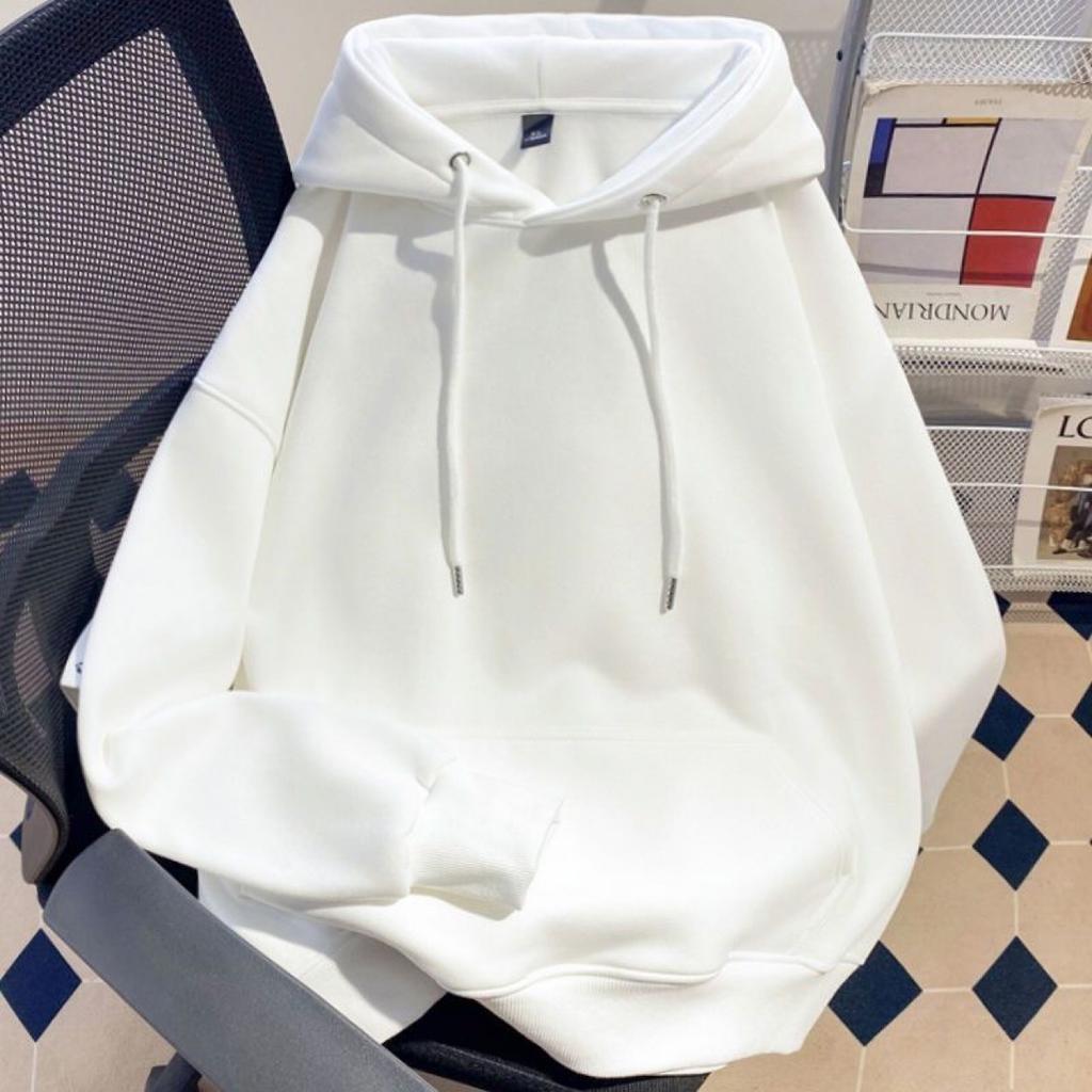 Unisex Hoodies & Sweatshirts Solid Color Hooded Basic Lazy Couple Hoodie