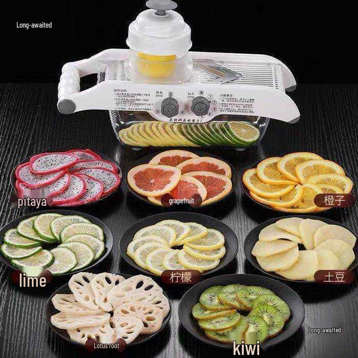 2024 Multifunctional Lemon Slicer for Milk Tea Shop - Efficient Fruit Thin Slicing Tool