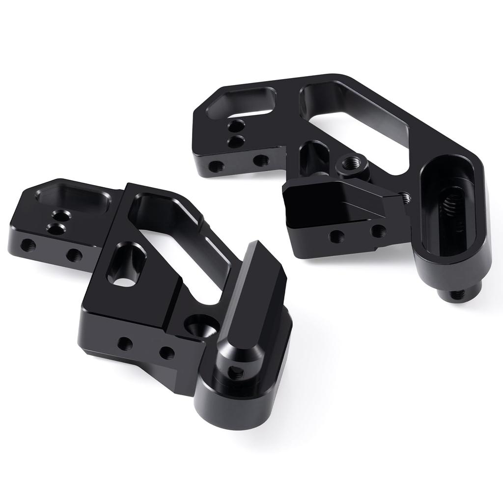 RCMAZO RC Aluminum Rear Axle Holder Suspension Mount Hanger (with Built-in Spring) for Tamiya RC 57409 58347 Lunchbox Chassis Replacement Upgrade