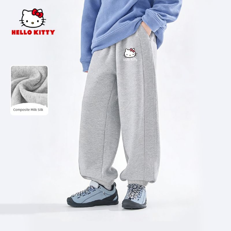 Hellokitty Children's Pants Spring 2026 New Style Girls' Sweatpants Thin Style Girls' Spring and Autumn Casual Long Pants