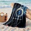 Asciugamano da Spiaggia in Microfibra Club Brugge FC Asciugatura Rapida Assorbente Grande Asciugamano per Spiaggia Nuoto Viaggio