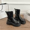 Yueyu Thick-soled Martin Boots Women's 2025 New Spring and Autumn British Style Internet Celebrity Popular Short Boots Women's Small Single Boots