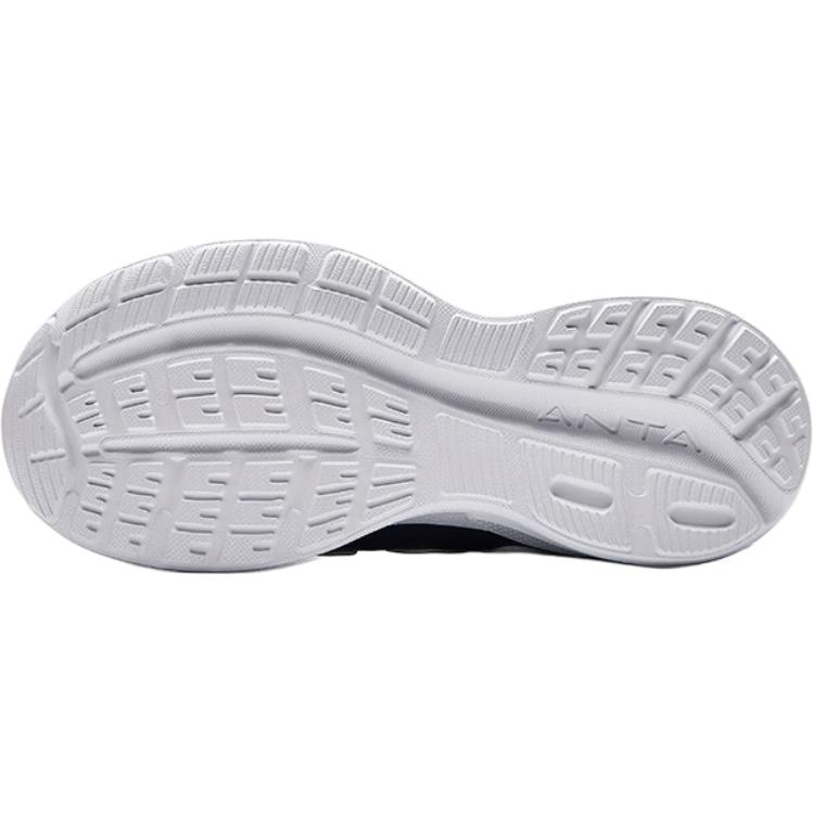 Anta Comfortable Versatile Non-Slip Low-Top Kids Running Shoes Kids Sneakers White Blue A22445555N-1