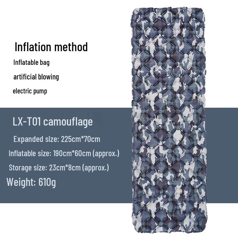 Ultralight Moisture-Proof TPU Air Mattress: Essential Inflatable Camping Pad