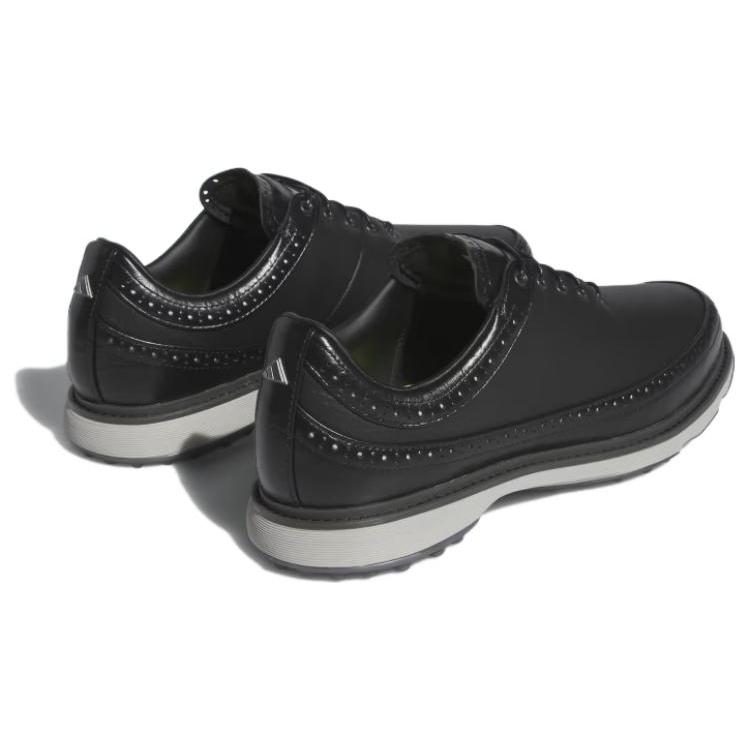 New Adidas MC80 Spikeless Golf Core Black Dark Silver Metallic Grey Two ID0226