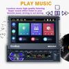 TOYOUSONIC 7 Inch Car Radio Retractable Screen Universal Multimedia Video Player CarPlay Android Auto USB BT 1 Din MP5 Stereo