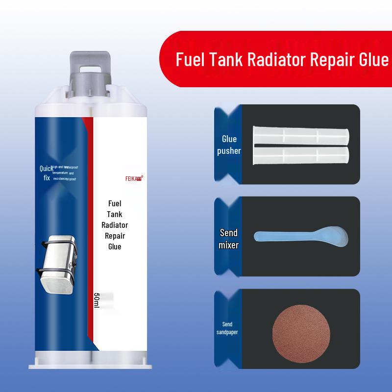 

Автомобільний клей для ремонту витоків паливного бака та радіатора для металевих поверхонь