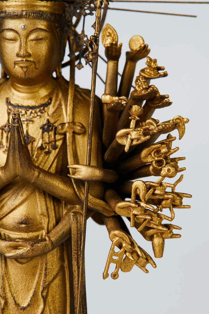 ISM TanaCOCORO Senju Kannon Keiha kolorowa figurka Buddy ISM MORITA tc3531 [Palma] ~ ~ r_ (Odnowienie 2018/9) (Senju Kannon)