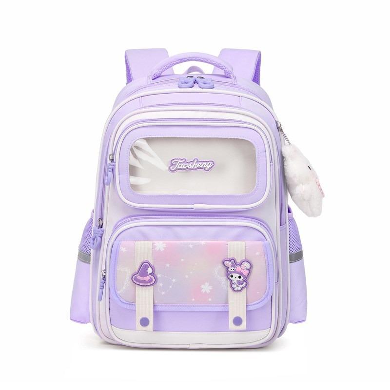 New schoolbag girls 1st to 3rd grade cartoon cute backpack women's large-capacity Korean version backpack