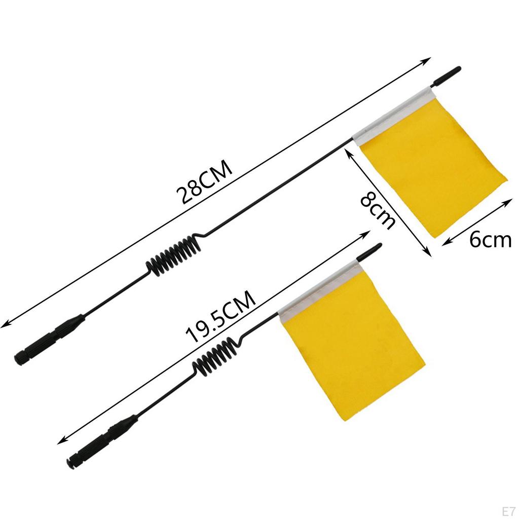 Metal Flag Set for WPL B14 B14K B24 B24K B16 B16K Scale Monster Truck