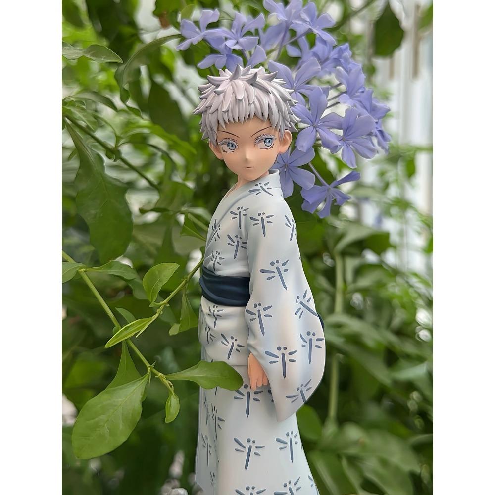 Anime JJK Figure Gojo Satoru Action Figure Gojo Childhood PVC Models Gojo Satoru Figurine Statue Desktop Ornament Toys Gift 14CM