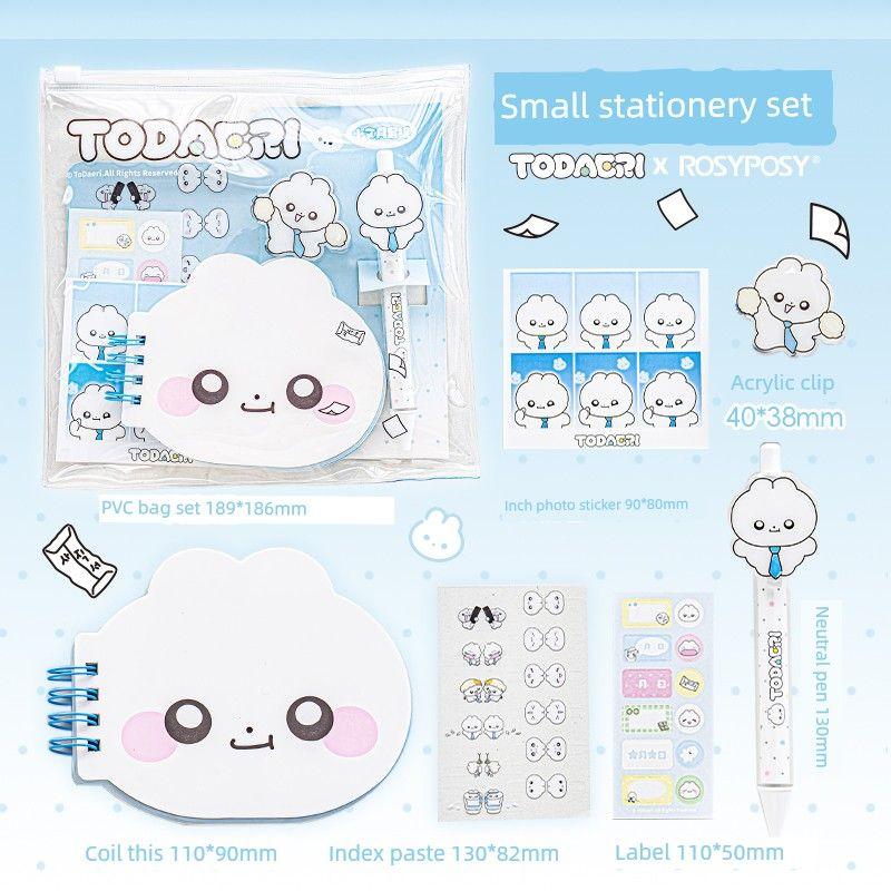 

Rosyposy Мягкий канцелярский набор Агент Кролик Совместное название Школьные наборы Подарок к поступлению Подарочный пакет к открытию школы Blue-Office Worker