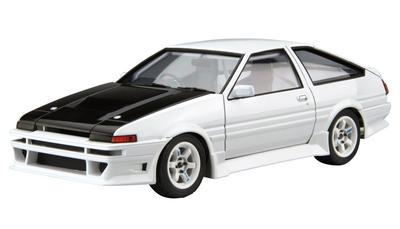Aoshima Bunka Kyozai The Tuned Car Series Car Boutique Club Toyota AE86 Trueno 1985 Plastic Model 1/24 No.45