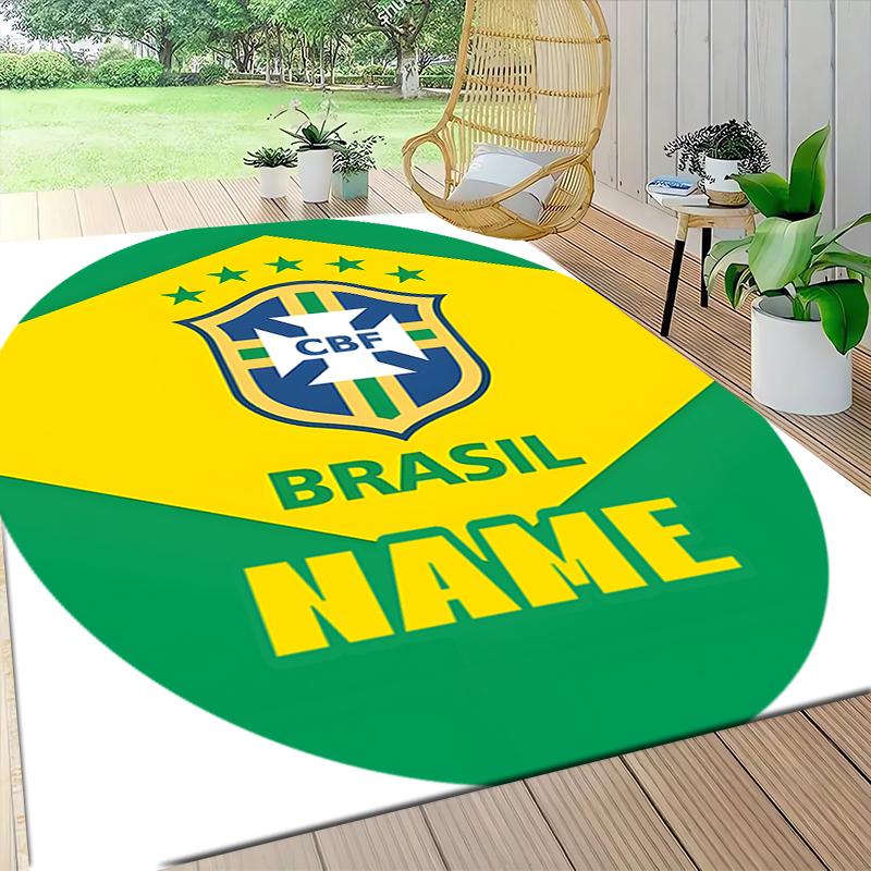 Custom Name Nautical Crest Emblem Carpet Rug Customizable Soft Washable Anti-Slip Home Living Room Sofa Mats Personalized Rug. 0909200
