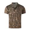 Men's POLO Printed Button Casual T-shirt Top