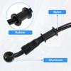Motoforti 60cm Motorcycle Brake Clutch Oil Hose Line  Black