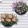 Fabric Planter Liner 3pcs Half Round Fabric Felt Flower Basket Liner Plant Garden Decoration Replacement Liners for Wall Hanger