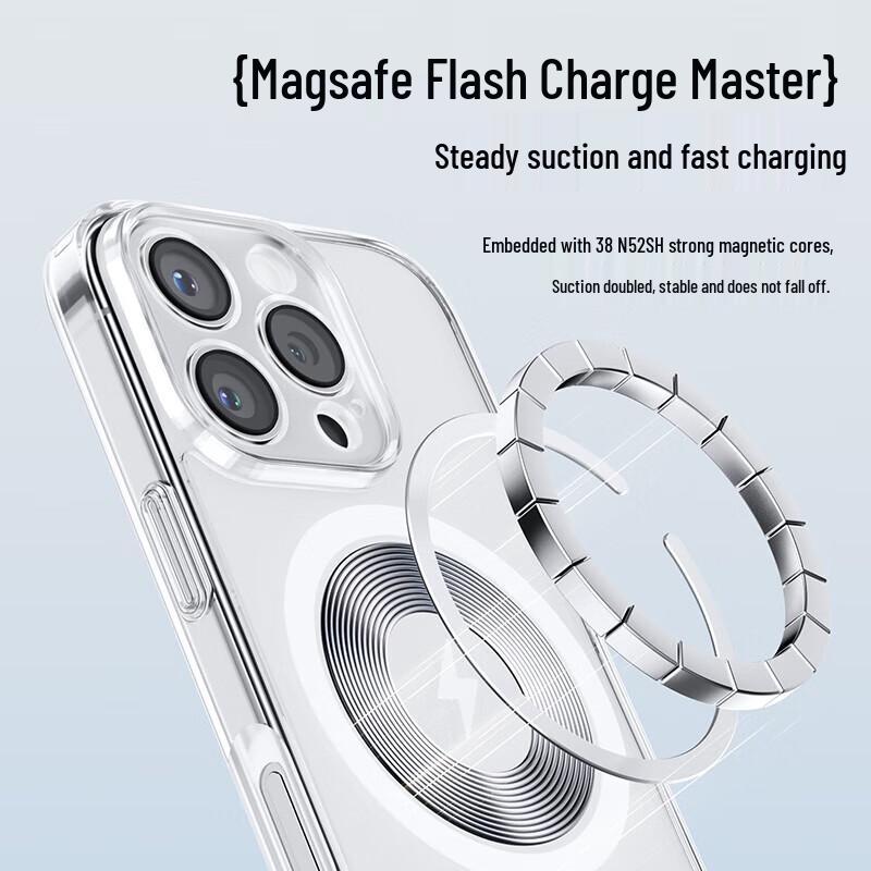 Pisen Magsafe Clear Drop-Proof Case for iPhone 16 Plus