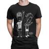 Beavis and ButtHead Head Bang Sketch TShirt for Men  Funny Pure Cotton Tees O Neck Short Sleeve T Shirts New Arrival Tops