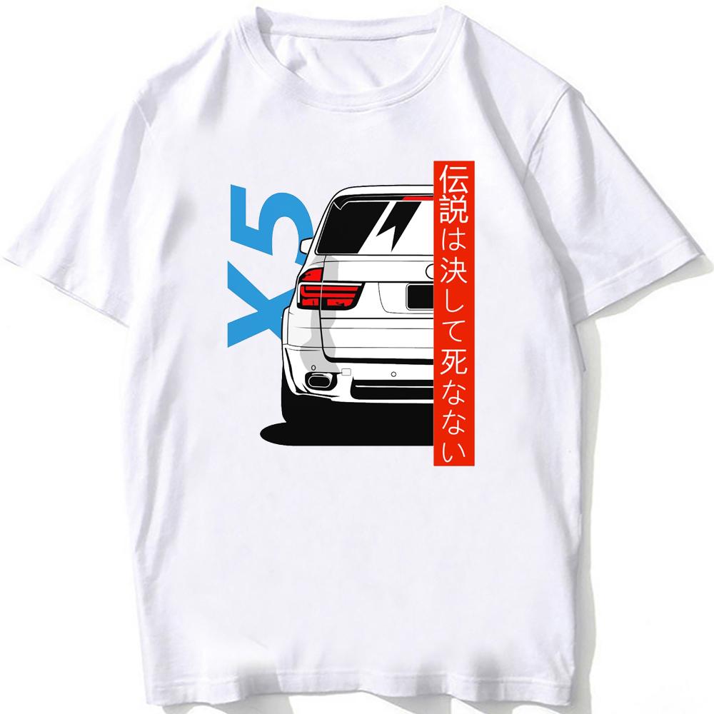 Funny E46 M3 Gerunisex Legend E28 E30 E36 E90 Car Tshirt New Summer Unisex Short Sleeve Hip Hop Street Boy Casual White Tees