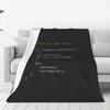 The Perfect Coaster For Programmers Blanket Soft Warm Flannel Throw Blanket Cover for Bed Living Room Picnic Travel Home Couch