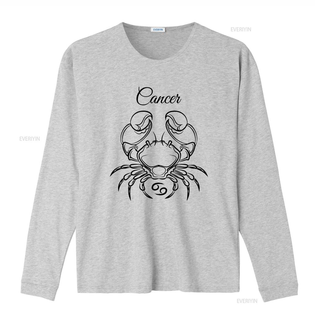 Cancer Zodiac Horoscope Ladies T Shirt Astrology Birthday Ideas Womens vintage Washed Top For Everyday Wear Casual homme