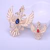 Men's Russian Double-Headed Eagle Crown Brooch - Suit Jacket Pin Emblem