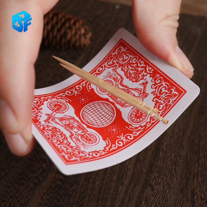 Floating Magic Toothpick & Playing Card Suspension Tricks