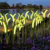 2026 New Solar LED Light Outdoor Street Garden Light Waterproof  Dog Tail Grass Fiber Optic Ground Plug Light for Country House Christmas Decorations
