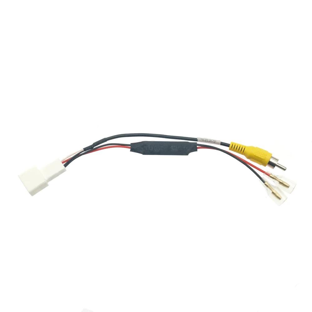 Car 4-pin Reverse Camera Output Video Wiring Cable For Toyota Original Factory