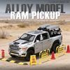 1:32 Ram 1500 TRX Mammoth Off Road Pickup Truck Alloy Diecast Model Car Sound And Light Pull Back Toy Car Present
