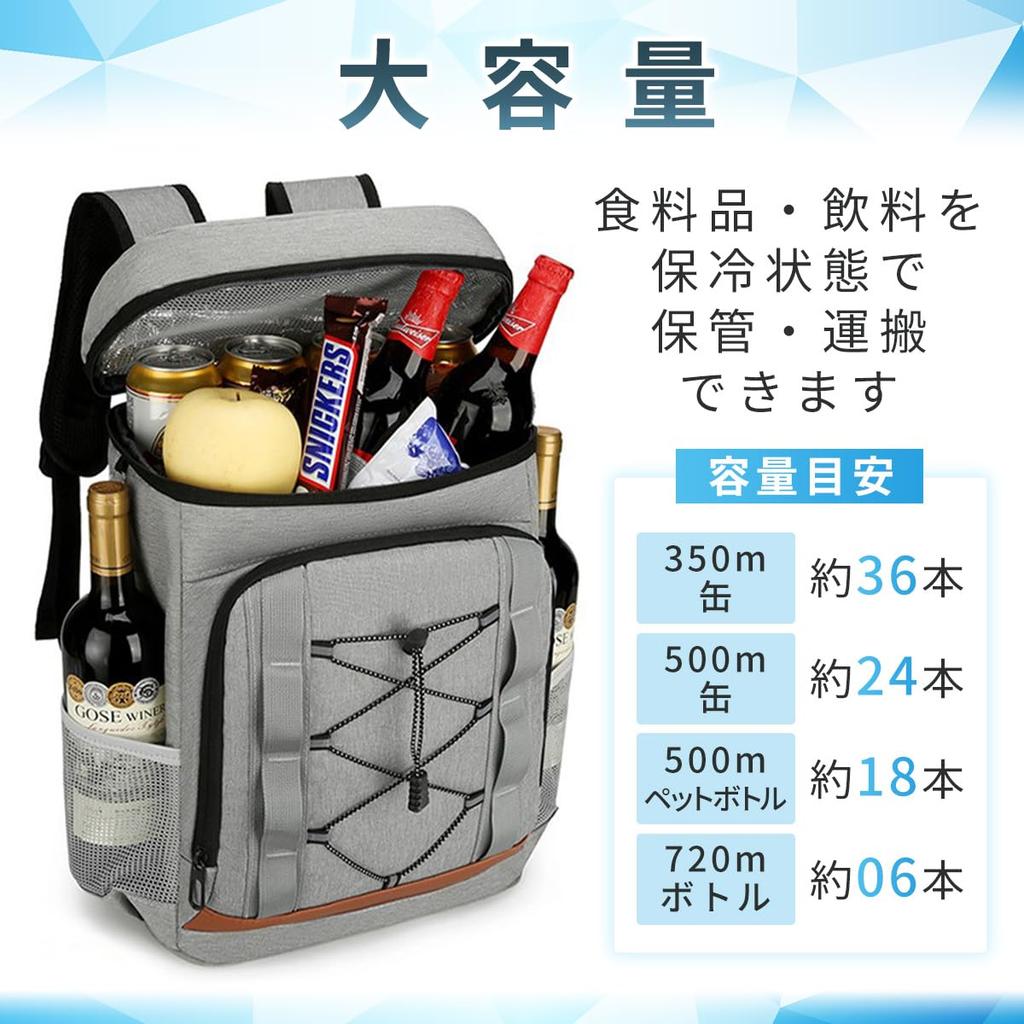 25L Insulated Large for Soft Cooler Abrasion Resistant Backpack, Capacity, Stylish, Travel, Shopping, Picnics, Camping, Bag, Lightweight, Insulated,