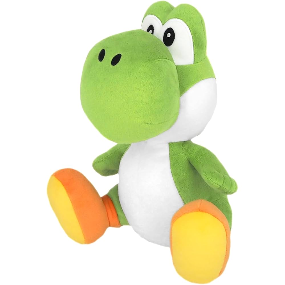 San-Ei Super Mario All Star Collection Yoshi Plush Toy 18x20x26cm