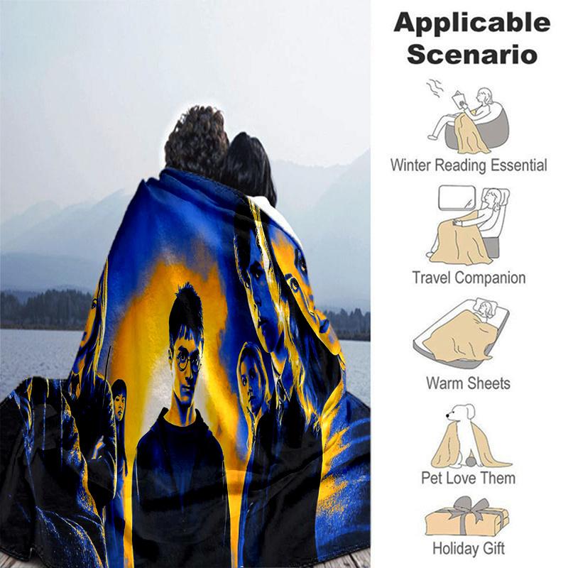 Harry Potter: The Ultimate Fantasy AdventurePrint Blanket, Soft Blanket For Sofa Office Bed And Travelling Daughter Birthday Gift esj138