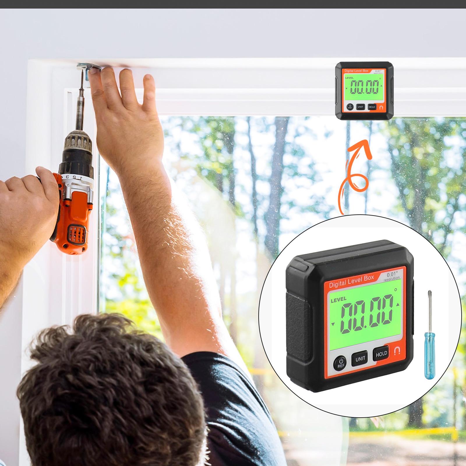 

Angle Measurement Instrument Magnetic Angle Gauge 5.7*2.5*5.7cm 2.24*0.98*2.24inch Digital Angle Meter Measuring Range 4*90 China Mainland