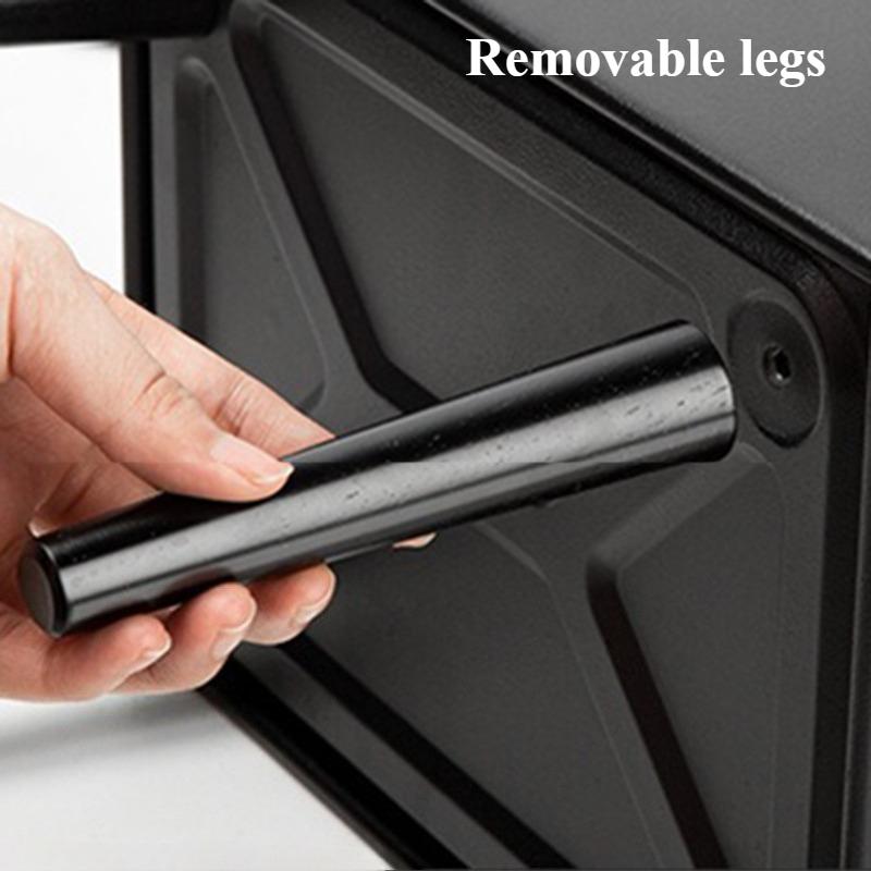 Stainless Steel Waste Bins Bathroom High-footed Trash Can Living Room Large Capacity Garbage Can Kitchen Food Dispose Litter Bin