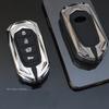 Interior Mouldings Zinc Alloy Car remote Key fob Case Key cover For KIA K9 Cadenza K7 3/4 button Smart Remote Key