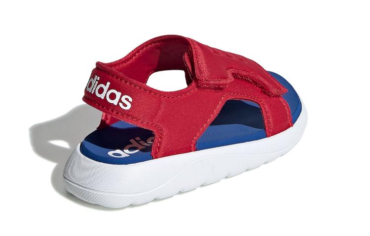 Adidas Comfort Sandal I Comfortable Low top Toddler Shoes Blue Red Infant And Toddler EG2231