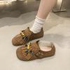 Retro buckle tassel autumn new flat-bottomed one-pedal single shoes Doudou shoes