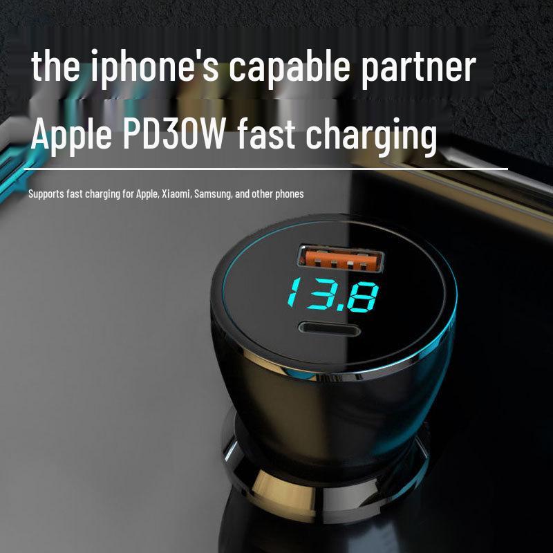 Superschnelles Autoladegerät für Huawei, Xiaomi, OPPO, VIVO, iQOO und Apple Geräte