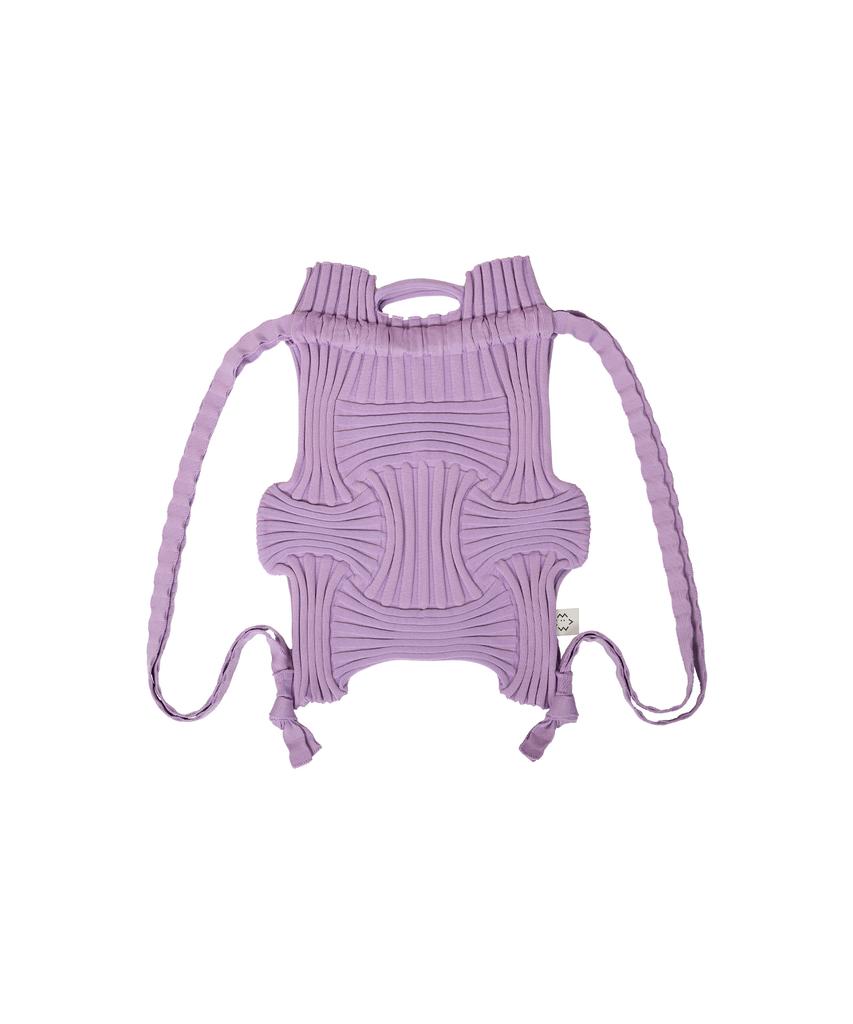 Pleatsmama New Bow Backpack Lavender