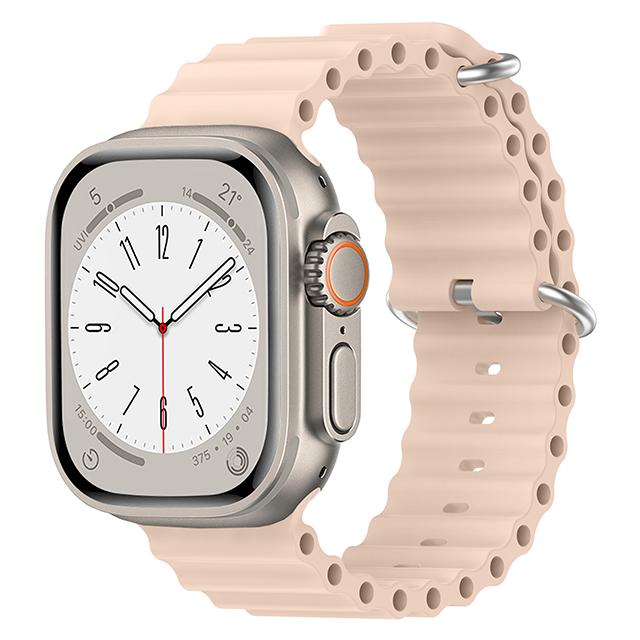 Bracelet océan pour Apple watch Ultra, en silicone, 49mm 44mm 45mm 40mm 41mm 42mm 38mm, iWatch série 7 6 5 4 3 2 1 se 8 Ultra 9